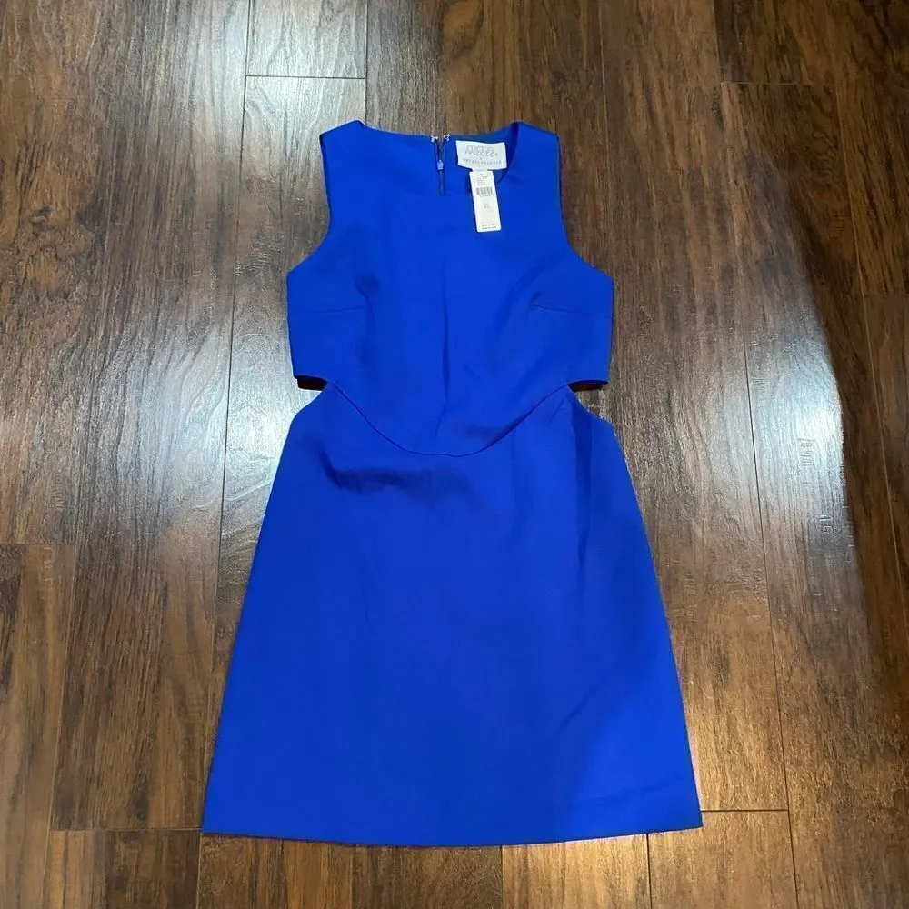 NWT Anthropologie Mare Mare Cut Out Shift Dress Blue Size XS